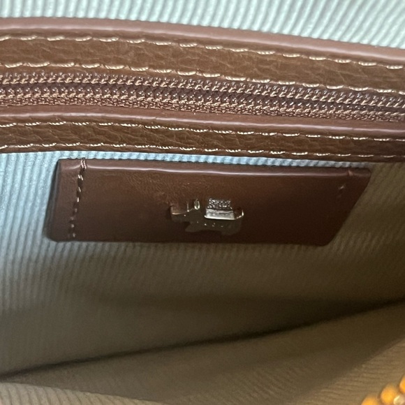 Radley London tan / brown crossbody purse 9” x 6” - Picture 6 of 10